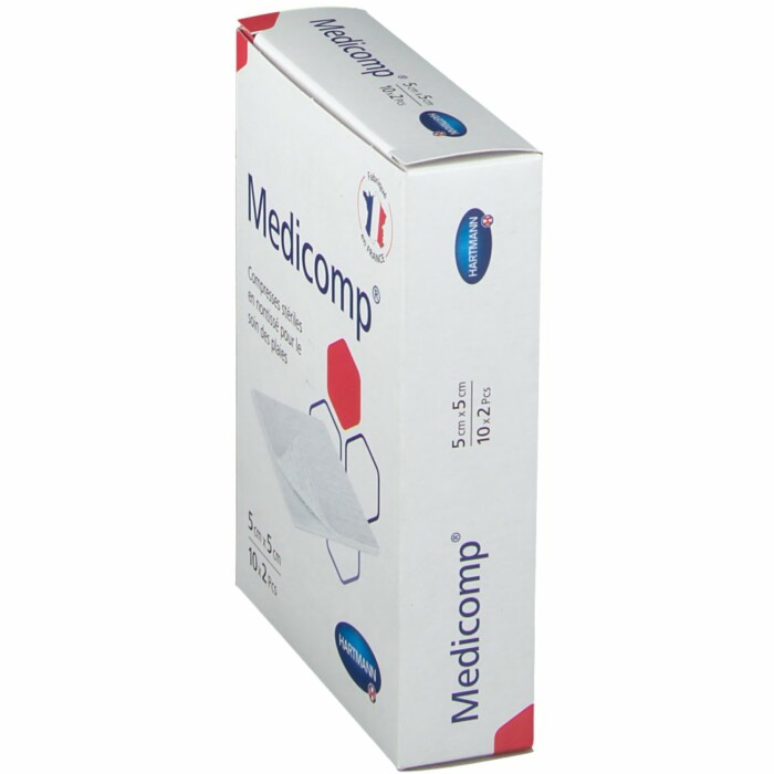 Medicomp® Compresses stériles en nontissé 5 cm x 5