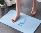 Tapis de sortie de bain en diatomite