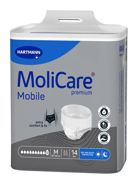 Molicare Premium Mobile 10 Gouttes HARTMANN - Slip 10 gouttes Absorbant pour Incontinence lourde (3 Tailles disponibles)