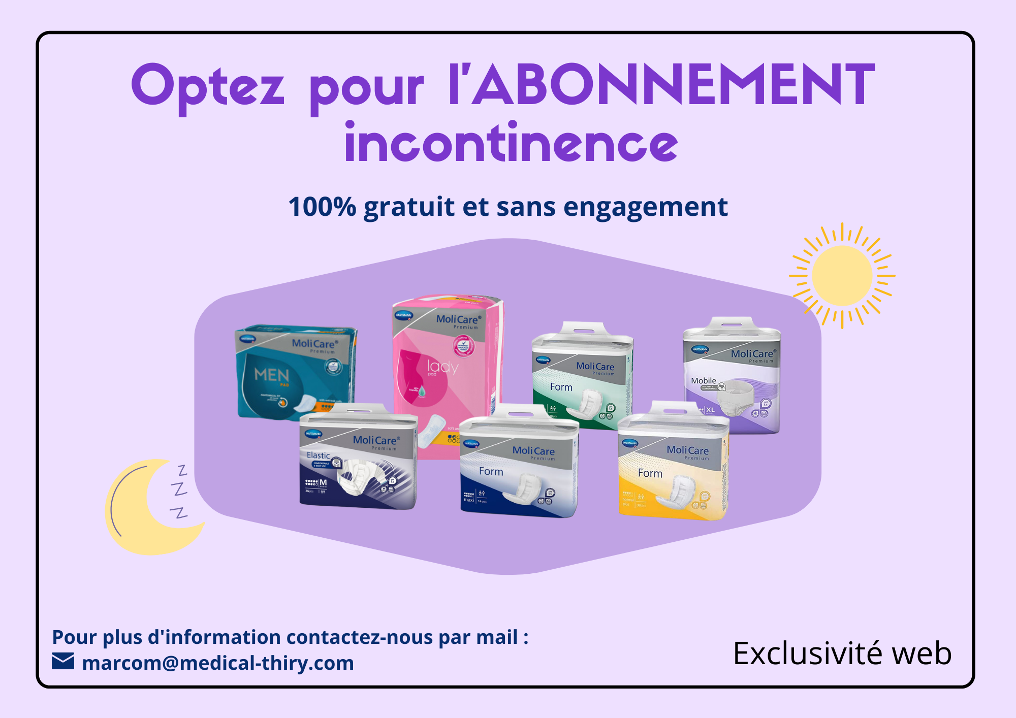 Abonnement incontinence