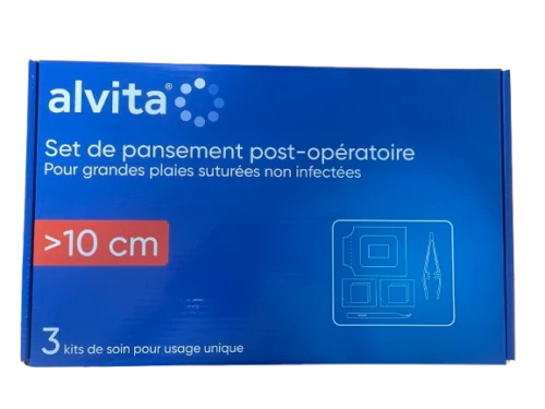 Set de pansement post-opératoire pour grandes plaies suturées non infectées (supérieures à 10 cm) issu de l'économie circulaire pas cher