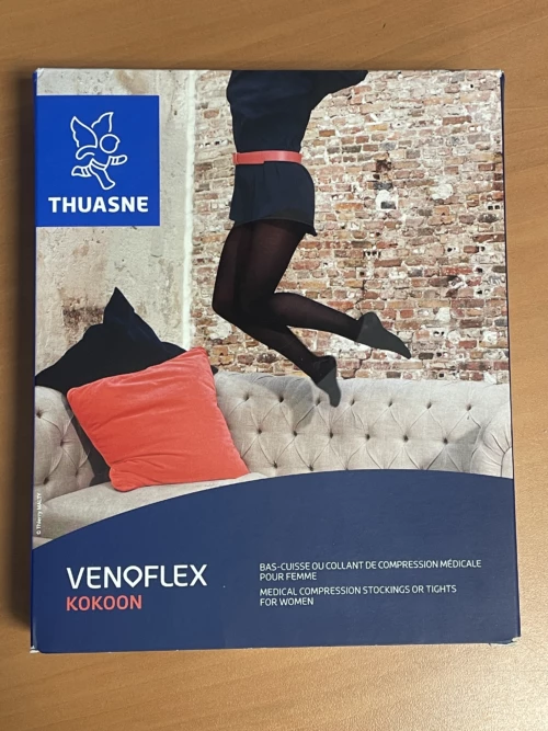 Occasion : VENOFLEX KOKOON Bas-cuisse/collant de compression médicale pour femme TAILLE 5/N (classe2) issu de l'économie circulaire pas cher