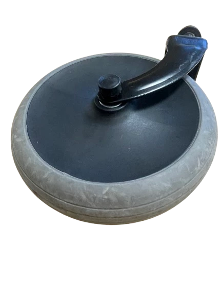 Roue avant avec fourche (droite ou gauche) pour rollator Invacare - BANJO P452E/3