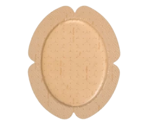 Pansement hydrocellulaire siliconé auto-fixant ( 16 cm x 20 cm) - Mepilex border Flex Oval economie circulaire pas cher