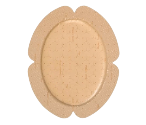 Pansement hydrocellulaire siliconé auto-fixant ( 16 cm x 20 cm) - Mepilex border Flex Oval economie circulaire pas cher