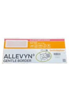 Pansement hydrocellulaire adhésif avec gel siliconé pas cher 10 x 30 cm - Allevyn Gentle Border