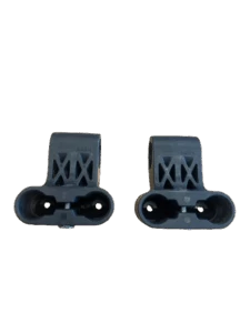 Support de fourche fixe de rechange pour fauteuil roulant confort Azaléa - Invacare (la paire) issu de l'économie circulaire