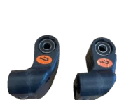 Support de fourche fixe de rechange pour fauteuil roulant confort Azaléa - Invacare (la paire) issu de l'économie circulaire