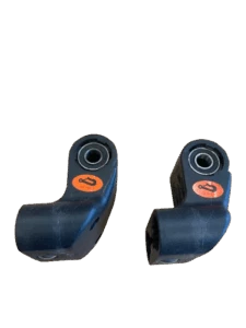 Support de fourche fixe de rechange pour fauteuil roulant confort Azaléa - Invacare (la paire) issu de l'économie circulaire