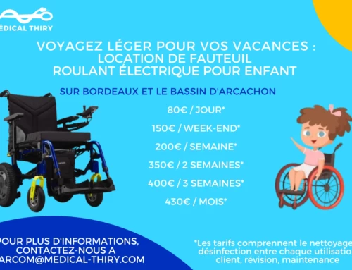 Fauteuil roulant électrique Invacare Esprit Action AA1 pour enfant à louer en région Bordelaise ou sur le Bassin d’Arcachon durant vos vacances