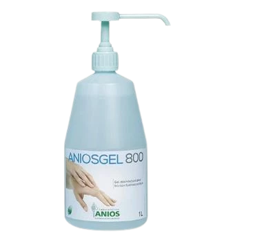 Gel hydroalcoolique Aniosgel 800 1L avec pompe