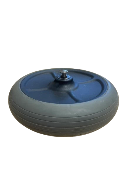 Roue arrière avec ou sans axe de rechange (droite ou gauche) pour rollator Invacare - BANJO P452E/3 / DELTA P429/2