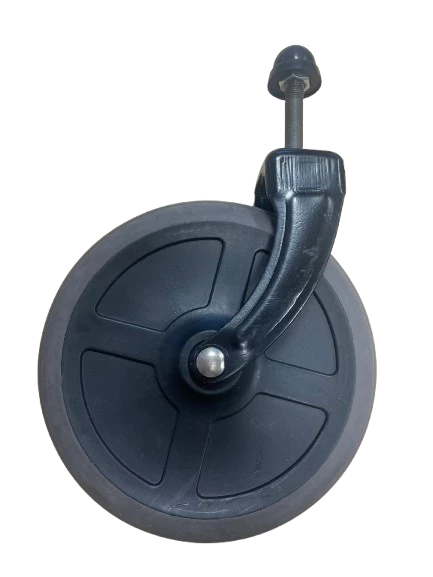 Roue avant avec fourche (droite ou gauche) pour rollator Invacare - BANJO P452E/3