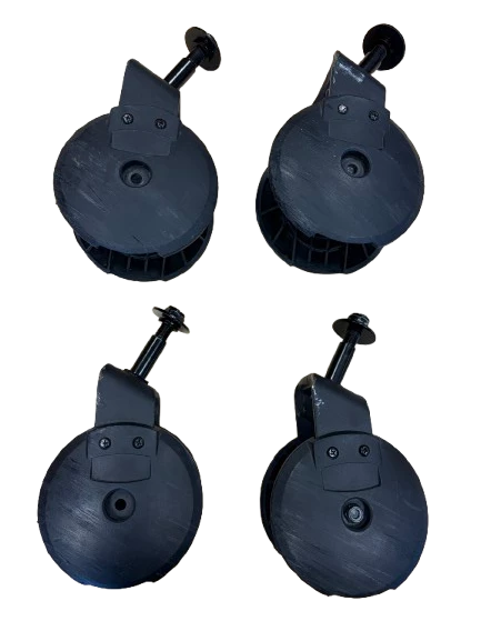 Fourche Droite/Gauche de rechange pour petite roue pour fauteuil roulant électrique Quantum Q4 - Pride