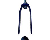 Fourche assemblée (+cache) de rechange pour fauteuil de transfert alu lite - Invacare