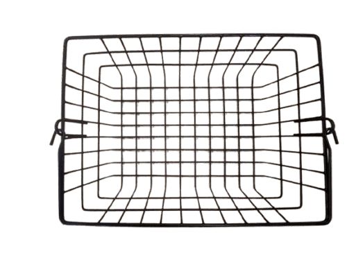 Occasion : Panier métallique et grillagé pour rollator 4 roues