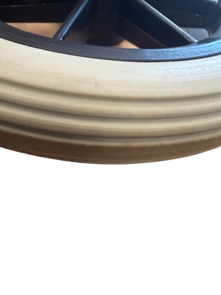 Roue 200 x 30 mm avec axe de rechange pour rollator 276 - Vermerein