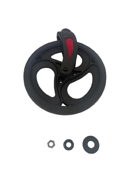 Support de roue avant avec roue avant pour rollator de rechange Néo Fold Evo - Identités