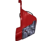 Carénage phare arrière et support rouge de rechange pour fauteuil roulant électrique TDX-SP2, TDX-SP2 NB - Invacare