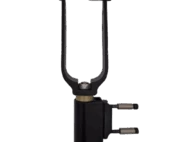 Kit fourche alu noire de rechange pour fauteuil roulant manuel Action 3NG, Action 4 NG, Spirea 4 NG - Invacare