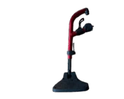 Potence 80° rouge de rechange avec palette droite fixe 174mm avec fixations pour fauteuil roulant manuel Action 3NG et fauteuil roulant électrique Esprit Action 4 NG - Invacare