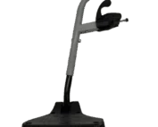 Cale pied complet de rechange gris argent avec palette 174mm pour fauteuil roulant manuel action 2 - Invacare