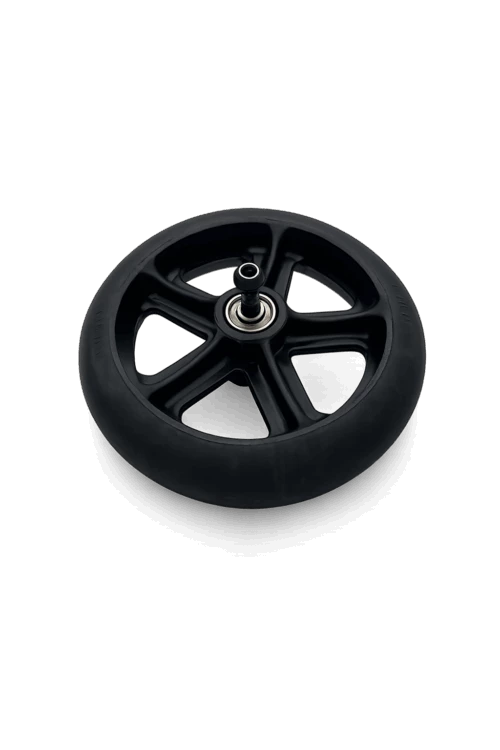 Roue avant d'occasion 150 x 30 mm noire Invacare – pour fauteuil roulant manuel Action 3 Bordeaux Pas cher